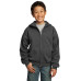 Port & Company - Youth Core Fleece Full-Zip Hooded Sweatshirt. PC90YZH Port & Company - Youth Core Fleece Full-Zip Hooded Sweatshirt. PC90YZH