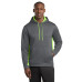 Sport-Tek Sport-Wick Fleece Colorblock Hooded Pullover. ST235 Sport-Tek Sport-Wick Fleece Colorblock Hooded Pullover. ST235