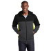 Sport-Tek Tech Fleece Colorblock Full-Zip Hooded Jacket. ST245 Sport-Tek Tech Fleece Colorblock Full-Zip Hooded Jacket. ST245