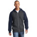 Sport-Tek Raglan Colorblock Full-Zip Hooded Fleece Jacket. ST269 Sport-Tek Raglan Colorblock Full-Zip Hooded Fleece Jacket. ST269
