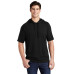 Sport-Tek  PosiCharge  Tri-Blend Wicking Fleece Short Sleeve Hooded Pullover ST297