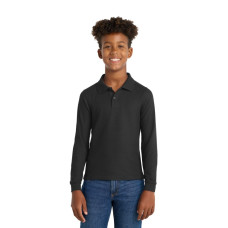 Port Authority® Youth Long Sleeve Silk Touch? Polo.  Y500LS
