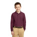 Port Authority Youth Long Sleeve Silk Touch Polo.  Y500LS