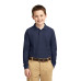 Port Authority Youth Long Sleeve Silk Touch Polo.  Y500LS