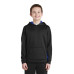 Sport-Tek Youth Sport-Wick Fleece Colorblock Hooded Pullover.  YST235