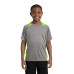 Sport-Tek Youth Heather Colorblock Contender Tee. YST361