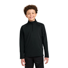 Sport-Tek® Youth Sport-Wick® Stretch 1/4-Zip Pullover YST850