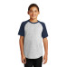 Sport-Tek Youth Short Sleeve Colorblock Raglan Jersey. YT201