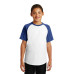 Sport-Tek Youth Short Sleeve Colorblock Raglan Jersey. YT201