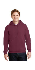 Jerzees Super Sweats NuBlend - Pullover Hooded Sweatshirt.  4997M