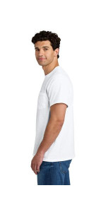 Gildan - DryBlend 50 Cotton/50 Poly Pocket T-Shirt. 8300 Gildan - DryBlend 50 Cotton/50 Poly Pocket T-Shirt. 8300