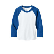 BELLA+CANVAS Women's Micro Rib 3/4 Raglan Baby Tee BC1200