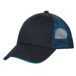 Port Authority Double Mesh Snapback Sandwich Bill Cap. C818 Port Authority Double Mesh Snapback Sandwich Bill Cap. C818