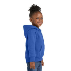 Port & Co Toddler Core Fleece Full-Zip Hooded Sweatshirt. CAR78TZH