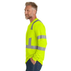 CornerStone ANSI 107 Class 3 Mesh Long Sleeve Tee. CS203 CornerStone ANSI 107 Class 3 Mesh Long Sleeve Tee. CS203
