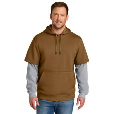 CornerStone Tough Fleece Layered Hoodie CSF632 CornerStone Tough Fleece Layered Hoodie CSF632