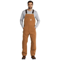 Carhartt Duck Unlined Bib Overalls. CT102776 Carhartt Duck Unlined Bib Overalls. CT102776