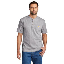 Carhartt Short Sleeve Henley T-Shirt CTK84 Carhartt Short Sleeve Henley T-Shirt CTK84