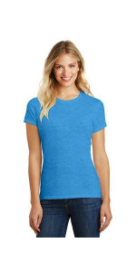 District  Women's Perfect Blend CVC Tee. DM108L