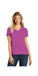 District Women's Perfect Blend CVC V-Neck Tee. DM1190L District Women's Perfect Blend CVC V-Neck Tee. DM1190L