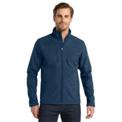 Eddie Bauer Shaded Crosshatch Soft Shell Jacket. EB532 Eddie Bauer Shaded Crosshatch Soft Shell Jacket. EB532