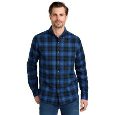 Eddie Bauer Long Sleeve Favorite Flannel Plaid Shirt EB610