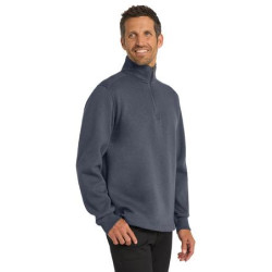 Port Authority Slub Fleece 1/4-Zip Pullover. F295