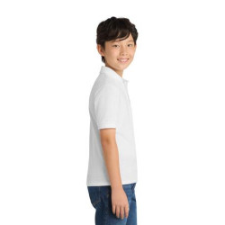 Port & Co Youth Core Blend Jersey Knit Polo. KP55Y
