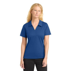 Sport-Tek Women's Dri-Mesh V-Neck Polo.  L469