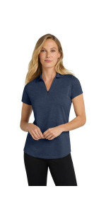 Port Authority Women's Digi Heather Performance Polo. L574