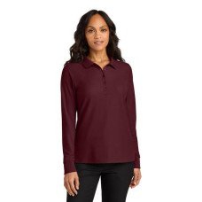 Port Authority Women's Wearever Signature Pique Long Sleeve Polo LK200LS Port Authority Women's Wearever Signature Pique Long Sleeve Polo LK200LS