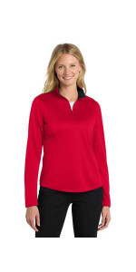 Port Authority Women's Silk Touch Performance 1/4-Zip LK584 Port Authority Women's Silk Touch Performance 1/4-Zip LK584
