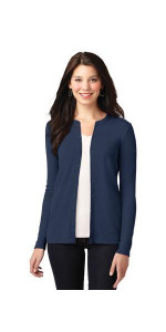 Port Authority Women's Concept Stretch Button-Front Cardigan. LM1008