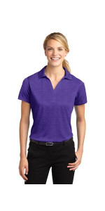 Sport-Tek Ladies Heather Contender Polo. LST660