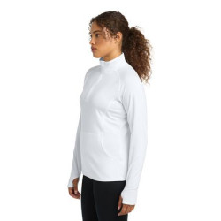 Sport-Tek Women's Sport-Wick Stretch 1/4-Zip Pullover. LST850