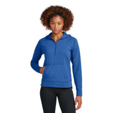 Sport-Tek Women's Sport-Wick Stretch 1/2-Zip Hoodie LST856