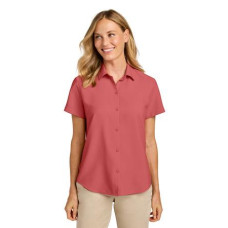Port Authority Women's Short Sleeve UV Dockside Shirt LW963 Port Authority Women's Short Sleeve UV Dockside Shirt LW963