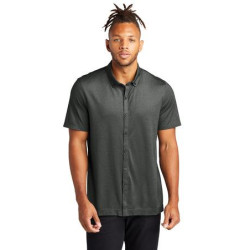 Mercer+Mettle Stretch Pique Full-Button Polo MM1006 Mercer+Mettle Stretch Pique Full-Button Polo MM1006