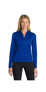 Nike Ladies Dri-FIT Micro Pique 2.0 Long Sleeve Polo NKDC2105 Nike Ladies Dri-FIT Micro Pique 2.0 Long Sleeve Polo NKDC2105