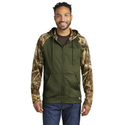 Russell Outdoors Realtree Performance Colorblock Full-Zip Hoodie RU452