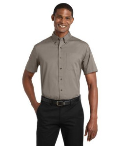 Port Authority Short Sleeve Twill Shirt. S500T