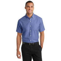 Port Authority Short Sleeve SuperPro Oxford Shirt. S659 Port Authority Short Sleeve SuperPro Oxford Shirt. S659