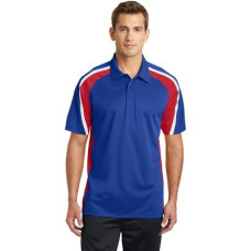 Sport-Tek Tricolor Micropique Sport-Wick Polo. ST654