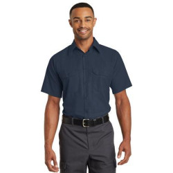 Red Kap Short Sleeve Solid Ripstop Shirt. SY60