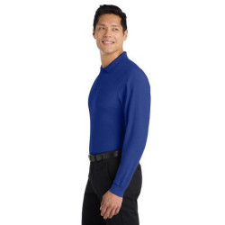 Port Authority Tall Silk Touch Long Sleeve Polo. TLK500LS