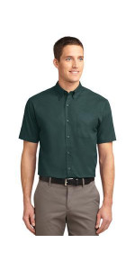 Port Authority Tall Short Sleeve Easy Care Shirt. TLS508