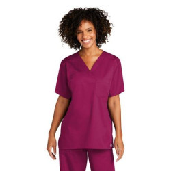 Wink Unisex WorkFlex Chest Pocket V-Neck Top WW3160