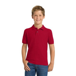 Port Authority Youth Silk Touch Polo.  Y500