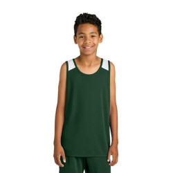 Sport-Tek Youth Club Track Tank YST446