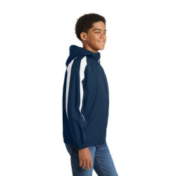Sport-Tek Youth Fleece-Lined Colorblock Jacket. YST81 Sport-Tek Youth Fleece-Lined Colorblock Jacket. YST81